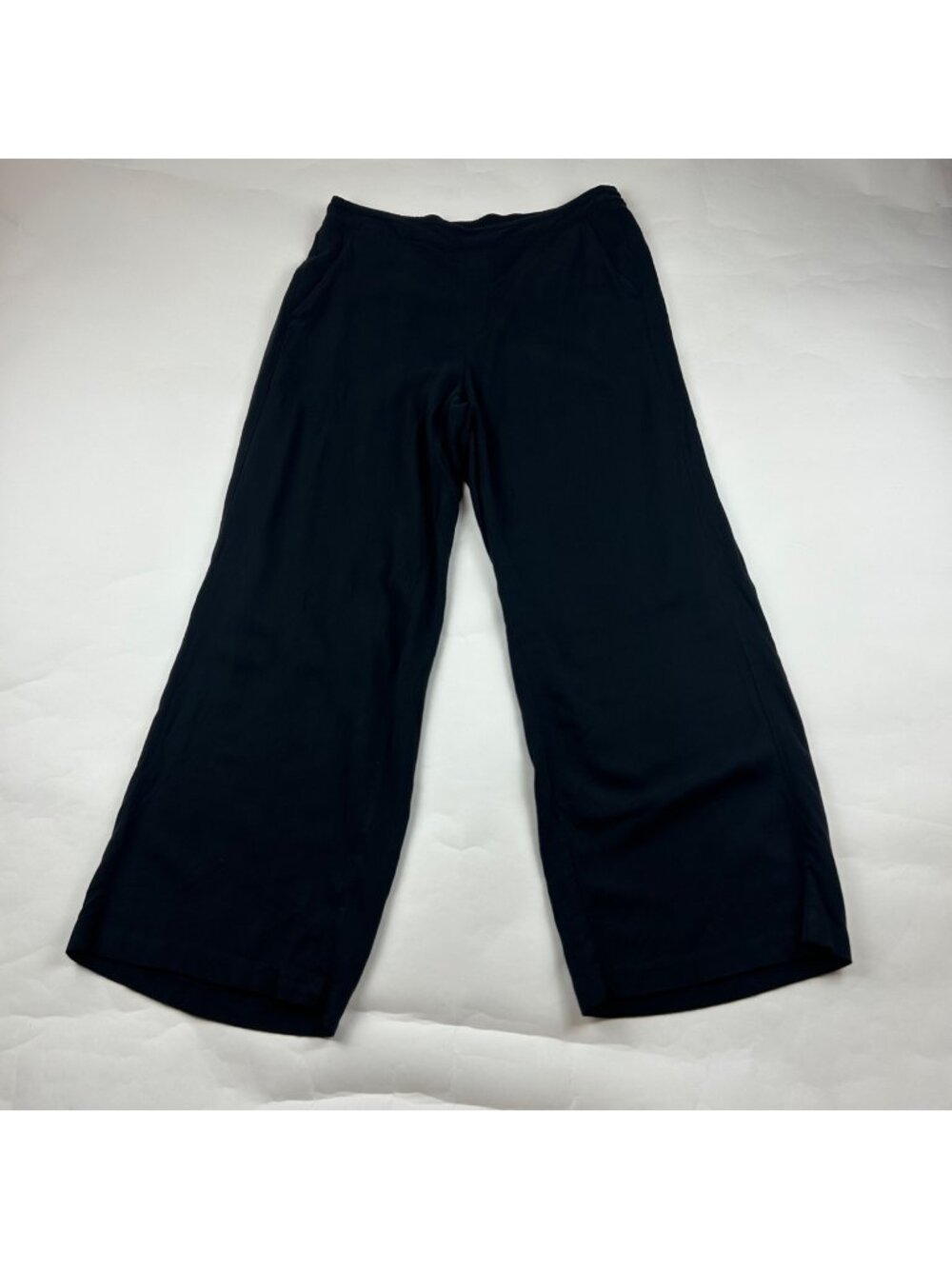 Old Navy Black Challis Playa Wide Leg Pant L